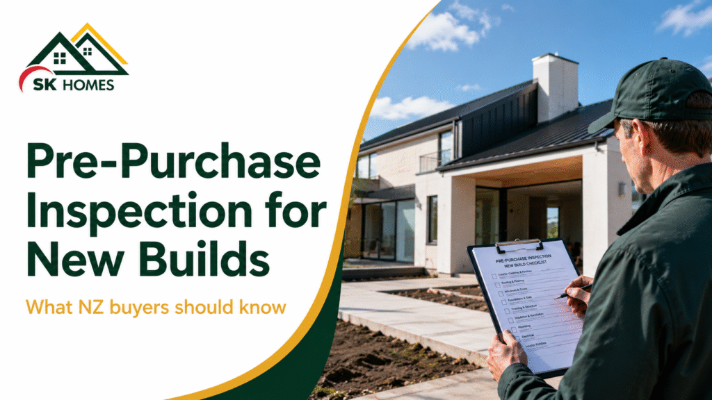 Pre-purchase building inspection for a new build property in NZ