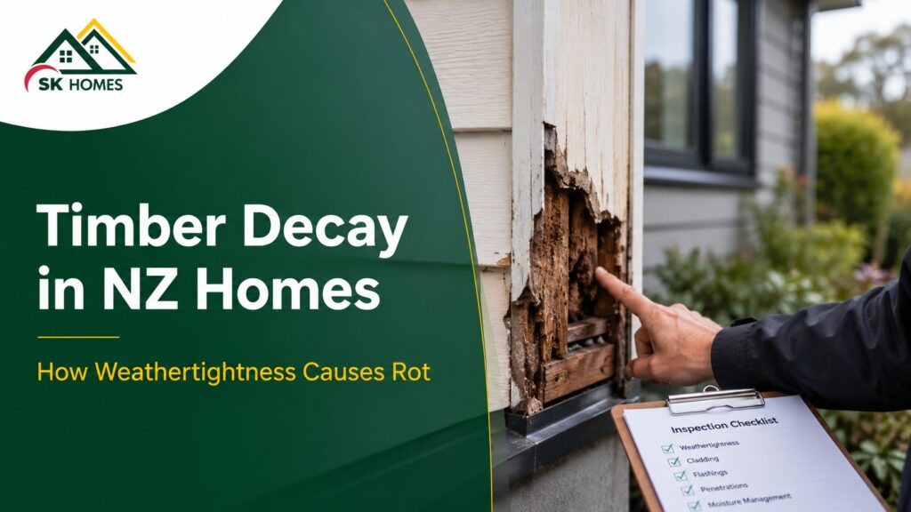 Timber Decay in NZ Homes How Weathertightness Causes Rot