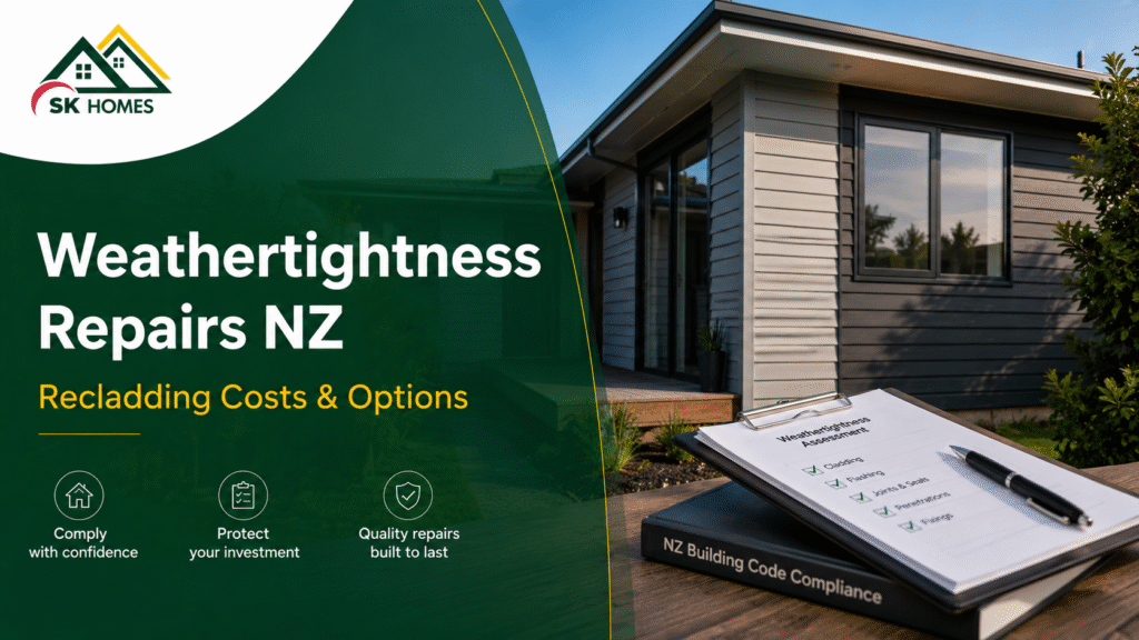 Weathertightness Repairs in NZ Recladding Costs and Options