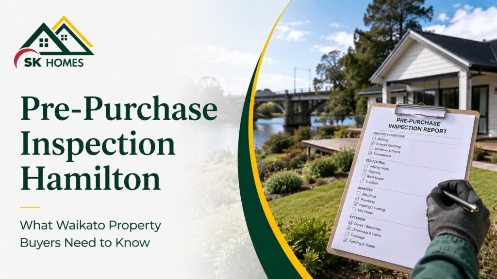 Building inspector assessing Auckland residential property condition