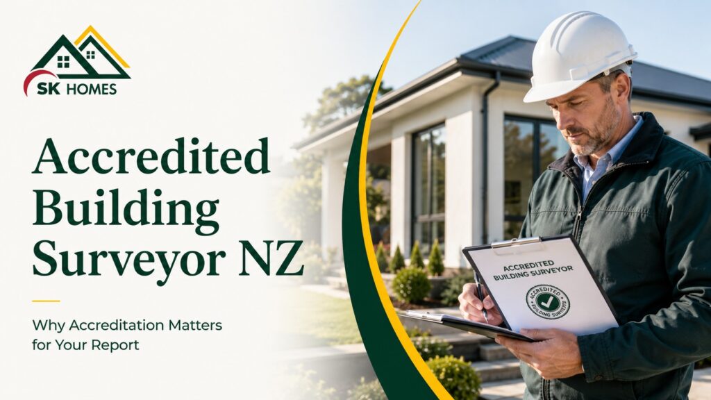 Building inspector checking Auckland property for compliance