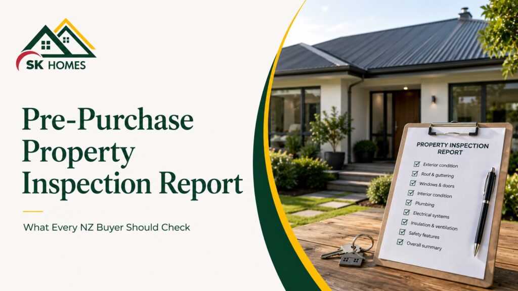 Auckland property building inspection by SK Homes NZ professional