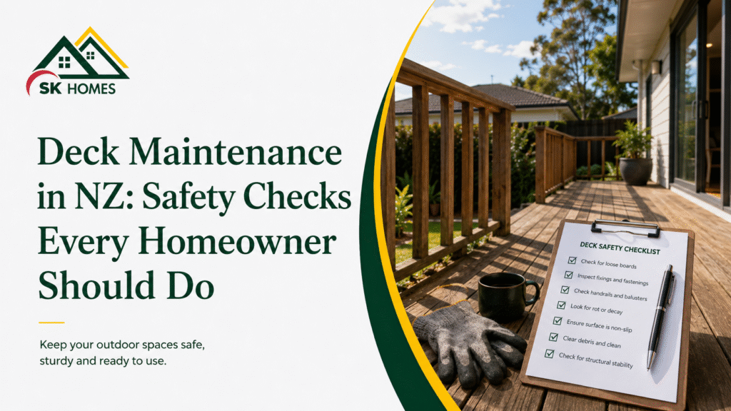 Deck Maintenance in NZ Safety Checks Every Homeowner Should Do
